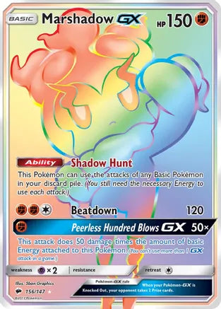 Marshadow GX (Secret) - SM - Burning Shadows - Near Mint