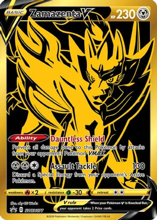 Zamazenta V - SWSH077 - SWSH: Sword & Shield Promo Card - Near Mint