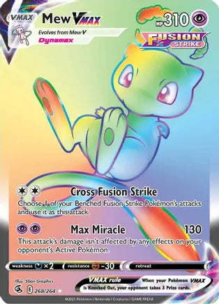 Mew VMAX (Secret) - SWSH08: Fusion Strike - Near Mint