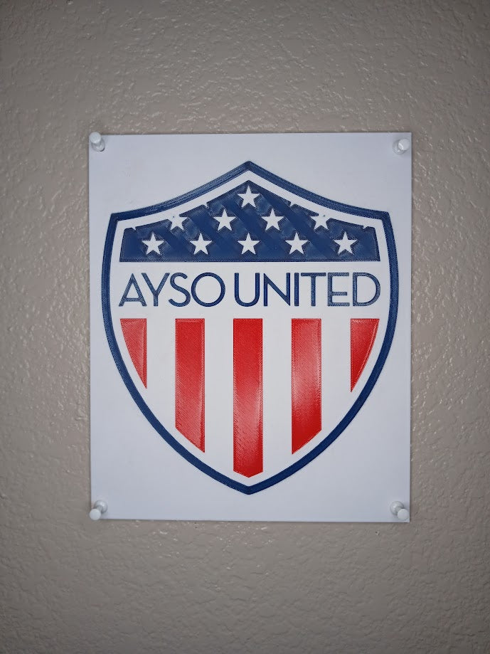 AYSO United Wall Plaque