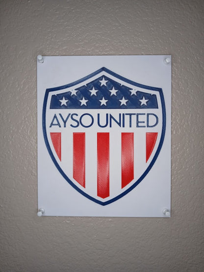 AYSO United Wall Plaque