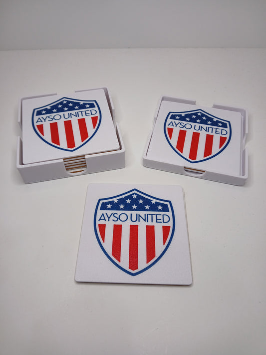 AYSO United Coaster Set